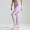 Calvin Klein Color Block Side Panel Logo Jacquard Moisture-Wicking Sports Pants Women bottoms Purple 4WF3L621-540