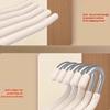 10PCS Trouser Rack No Clips or Teeth Marks Hangers Without Creases Hold Multiple Pants Scarves Ties Organizer