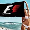 Racing Car F1 Microfiber Printed Beach Towel Mountain Climbing Yoga Beach Swimming Running Absorbent Soft Towel
