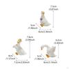 3 Pieces Duck Pot Hugger Cute Design Resin Climbers Great Present Garden Decor for