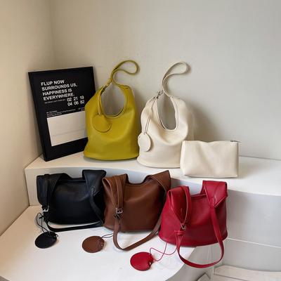 Umhängetasche aus weichem Leder mit großem Fassungsvermögen für Damen, Crossbody-Pendeltasche für die Schule