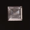 AAA Flawless 14x14 Heated Ceylon White Sapphire Square Cut Loose Gemstone