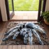 3D Spider Halloween Floor Mat Soft Anti Slip Entrance Rug Scary Bathroom Decorative Mat Spooky Home Decoration
