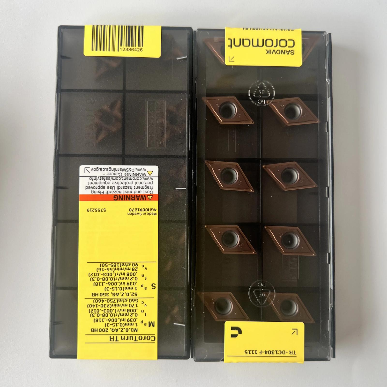 

SANDVIK / TR-DC1304-F 1115 / Industrial indexable Carbide Inserts 10 Pcs