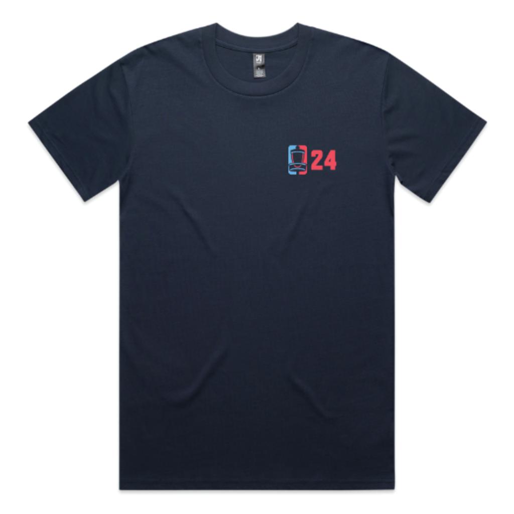 2024 DGPT Tour Schedule - Classic T-Shirt - Navy