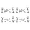 16pcs Detachable Card Slot Design Button Pins Reusable Pant Waist Button Waist Tightener  For Jeans