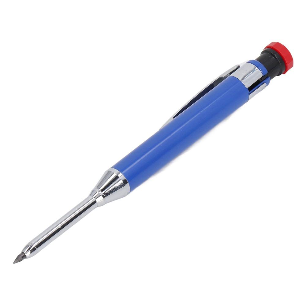 Built-in Sharpener Carpenter Pencil Heavy Duty Long Nose Tip Construction Pencil For Woodworking