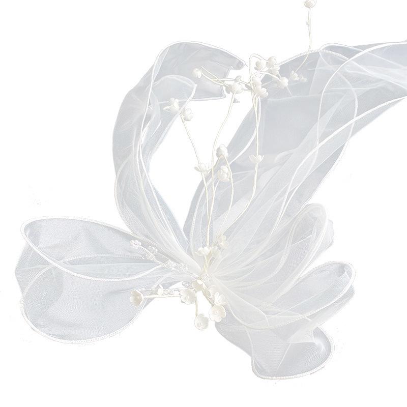 

Ручная работа Французский Ландыш Кисточка Сетка Бант Заколка для волос - Романтический стиль Мори для свадеб