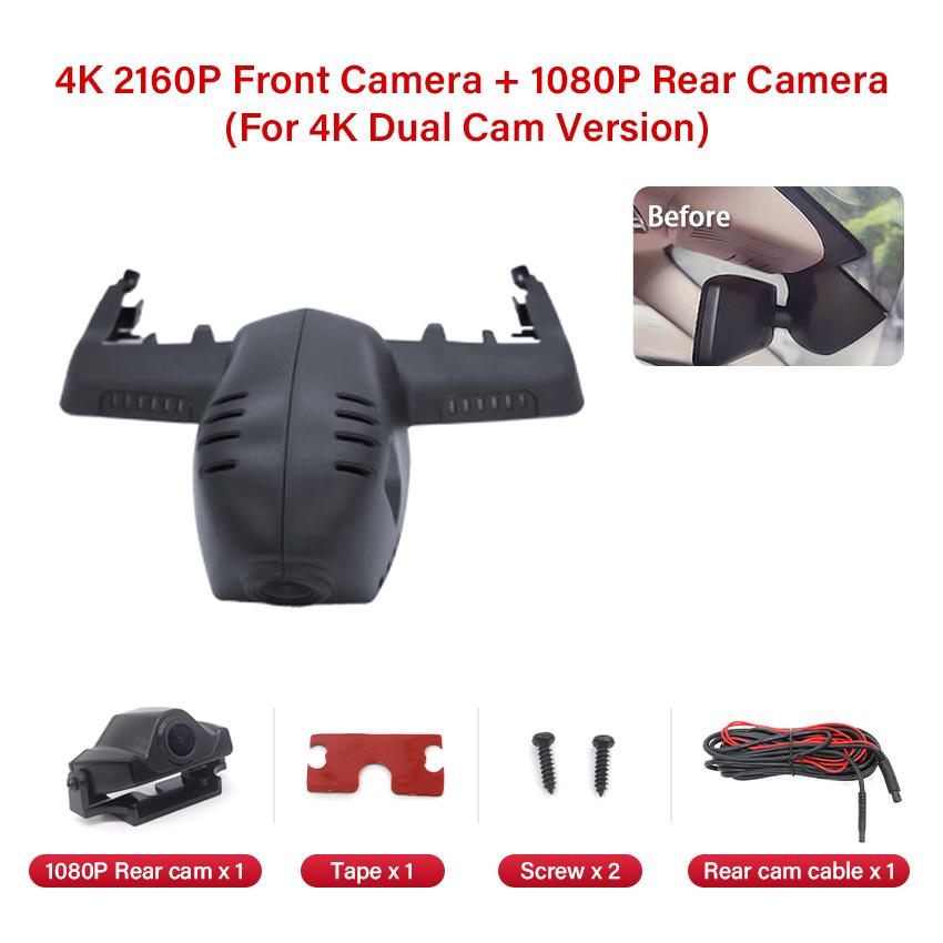 Plug and Play Car DVR 4K HD 2160P Video Recorder Dash Cam Camera For BMW X3 X5 X6 X7 3 Series X4 M F98 G01 G02 G05 G07 G20 G21