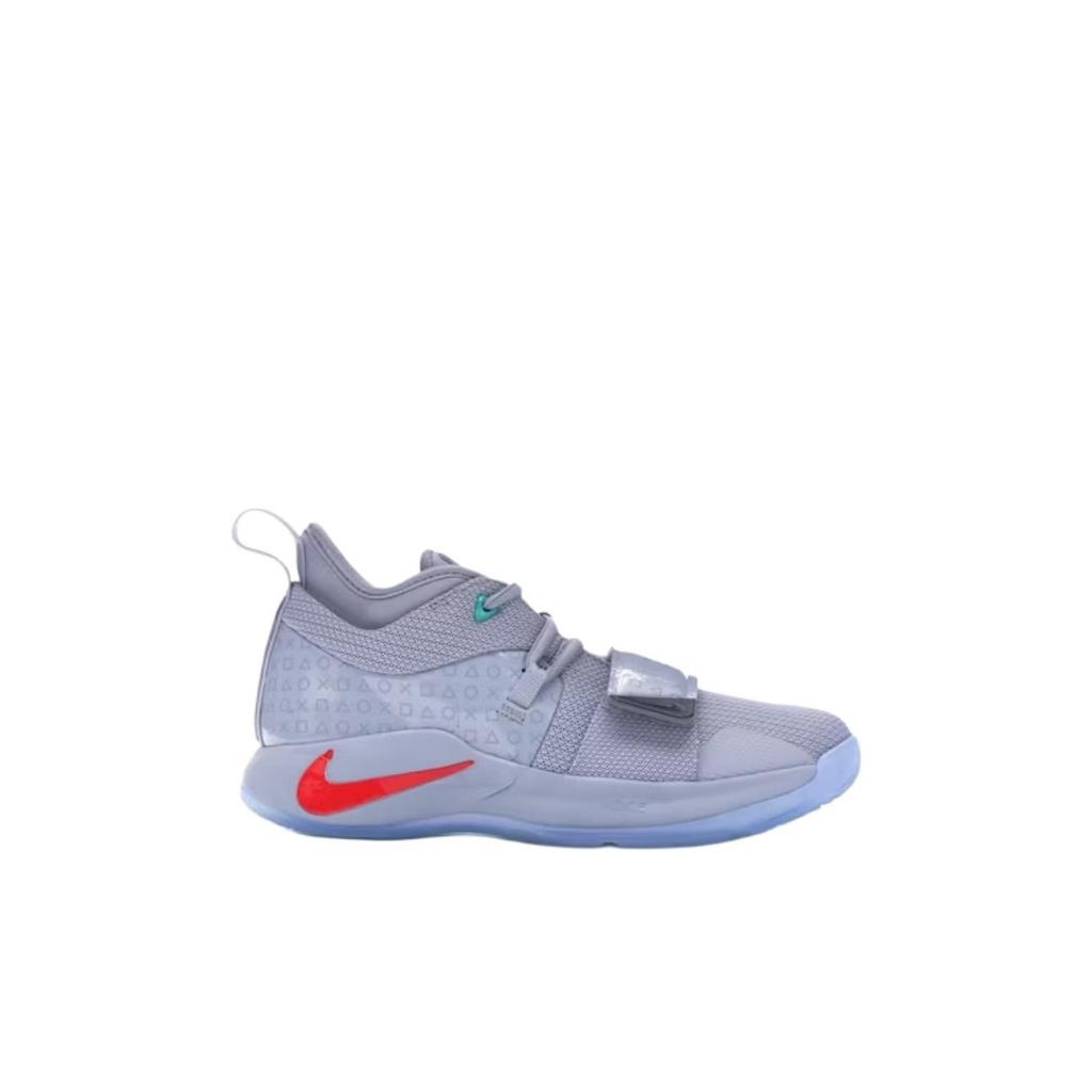 Nike PG 2.5 Mid Top Basketball Shoes Purple Gray Unisex Kids' BQ9677-001