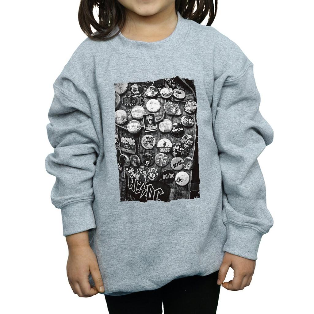 AC/DC Girls Badges Collection Sweatshirt
