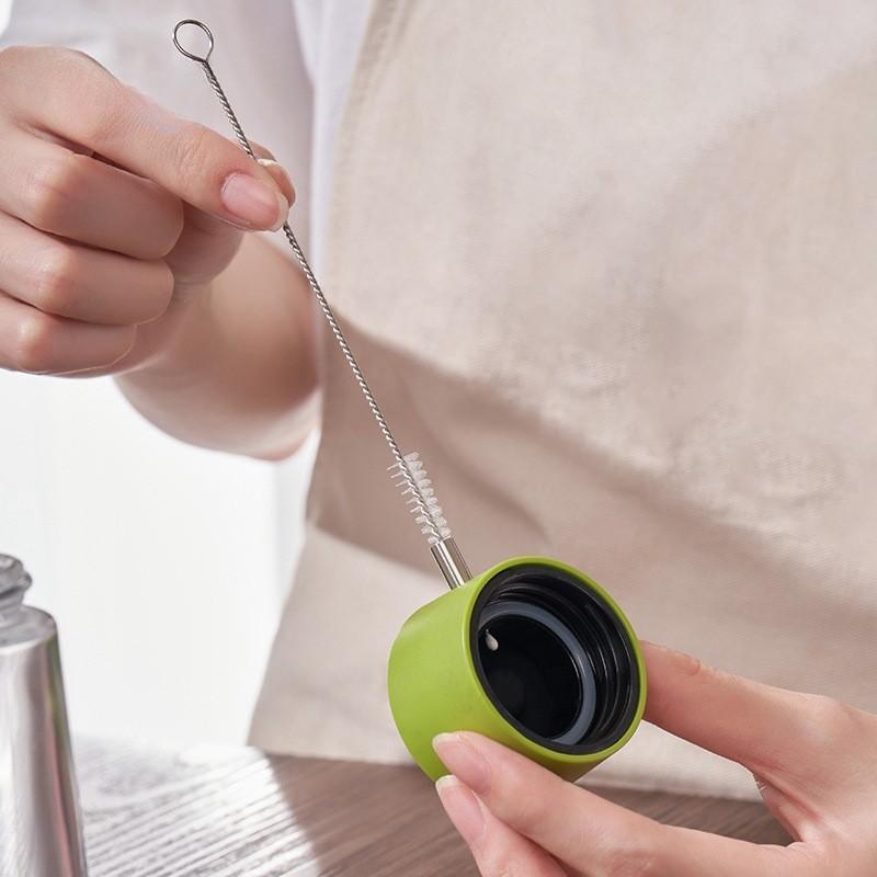 Teapot Plastic Compact Spout Cleaner With Long Handle Mini Brush For Kitchen Use