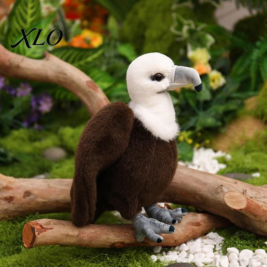 Detailed Animal Display Piece Realistic Plush Bald Eagle Doll, Stuffed Toy with Foldable Wings, Lifelike Bird Plushie for Home Decor And Educational
