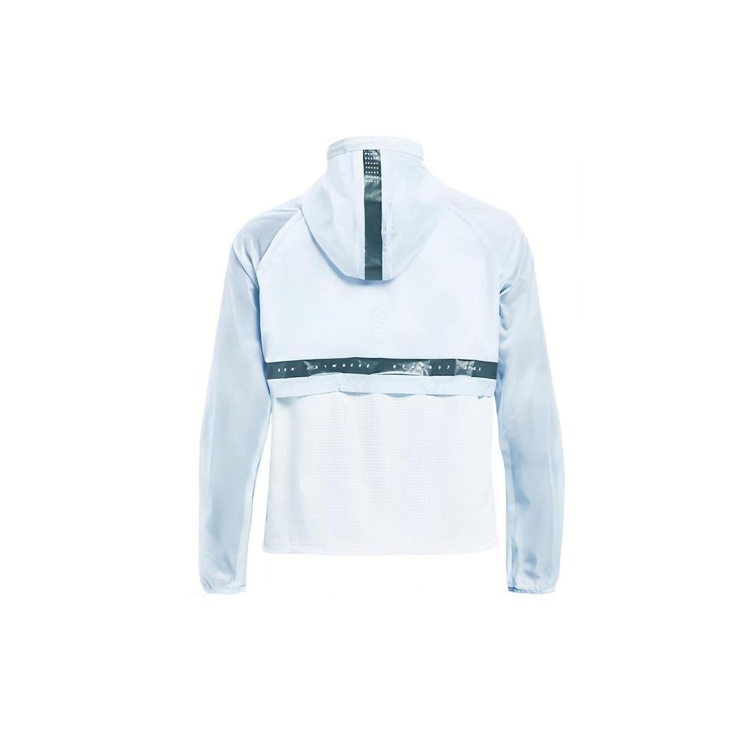 Under Armour UA Sun Protection Series Anywhere Anorak Lightweight Breathable Hooded Jacket With Large Pockets Women Jacket Blue 1361368-438