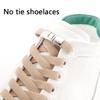 Zapatillas con Cordones Elásticos Hebilla de 8MM Cordones de Goma sin Atar Zapatos Planos Gruesos Cordones Sin Atar Niños Adulto Cordón de Zapato para Correr
