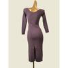 Stylish Silm Bodycon Dress Fashion Wind Long Sleeves Heattech Base Knitting Export Dress