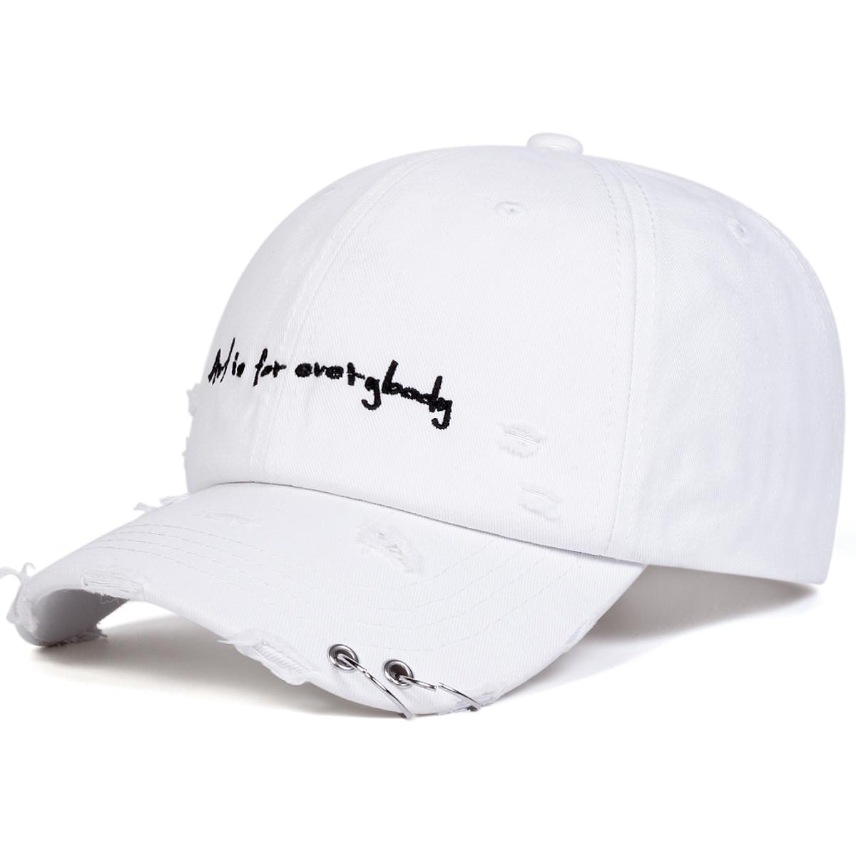 

Unisex ART IS FOR EVERYBODY Embroidery Baseball Caps Spring and Autumn Outdoor Adjustable Casual Hats Sunscreen Hat Sports Cap белый