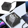 Efficient 12V 24V To 110V 220V Electricity Changer with 4 USB Ports & Type C Automotive Power Adapter for Road Trips
