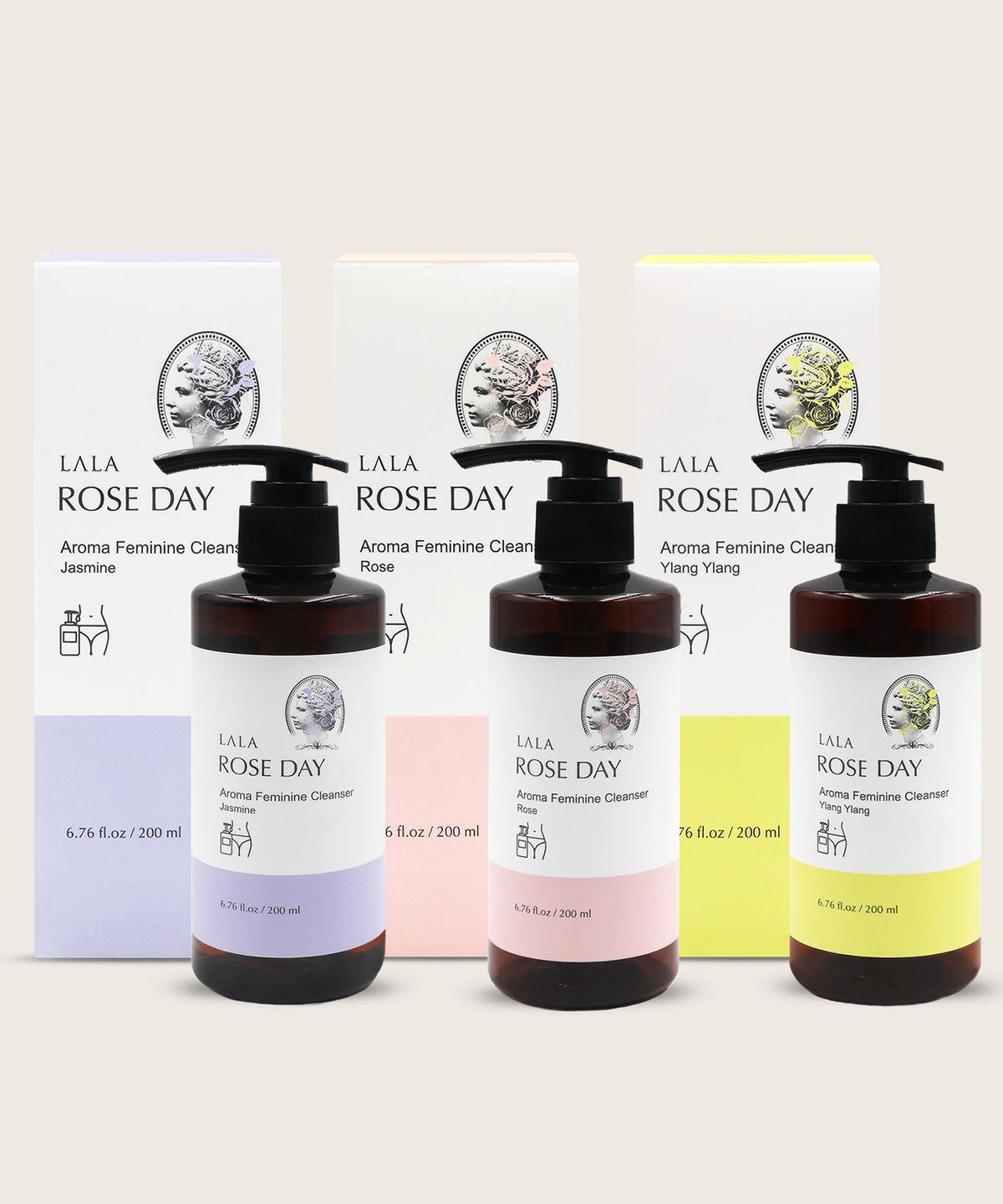 Natural Aroma Feminine Wash Y-Zone Care 200ml (Select 1 of 3) Rose
