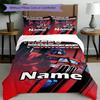 3pcs Duvet Cover Set (1*Duvet Cover + 2*Pillowcase, Without Core), Custom Name Transformers Pattern Bedding Set, Home Bedroom Decor Gift