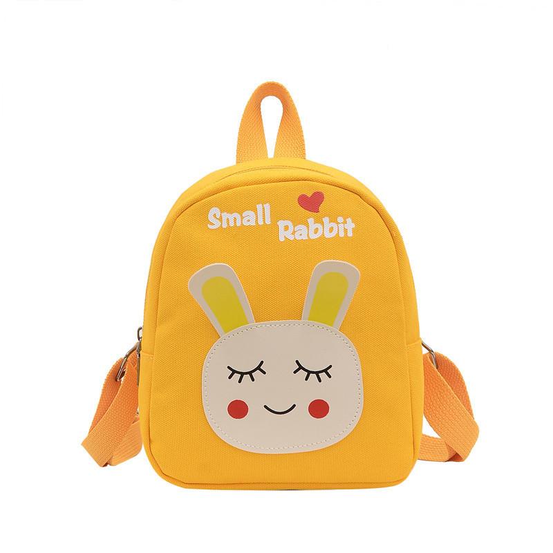 Cartoon Bunny Kids Backpack With Shockproof Canvas For Preschool Girls And Boys