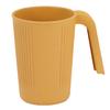 Taza de agua irrompible con asas, diseño de línea Vertical, fácil de limpiar, apta para lavavajillas, 4 Uds.