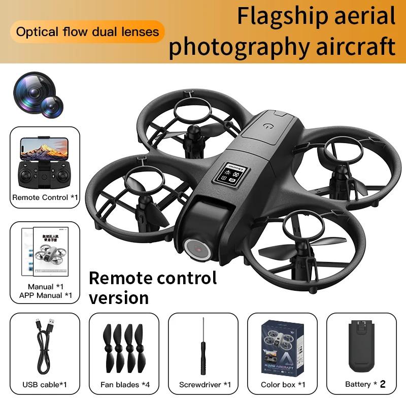 Drone X228 com Óculos VR 8K 2.4G WIFI Posicionamento Profissional HD Aéreo RC Avião Câmera Dupla HD Quadricóptero Drones Aéreos Brinquedos