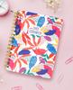 Doodle Hard Bound Spiral Notebook Diary With Bookmark Dangler And Sticker Pages I B5 I Undated I 160 Ruled Pages I 80 Gs