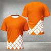 Simple Geometric Graphic Training T Shirts For Men Summer Fashion Outdoor Running Badminton T-shirts Loose Breathable Sports Tee