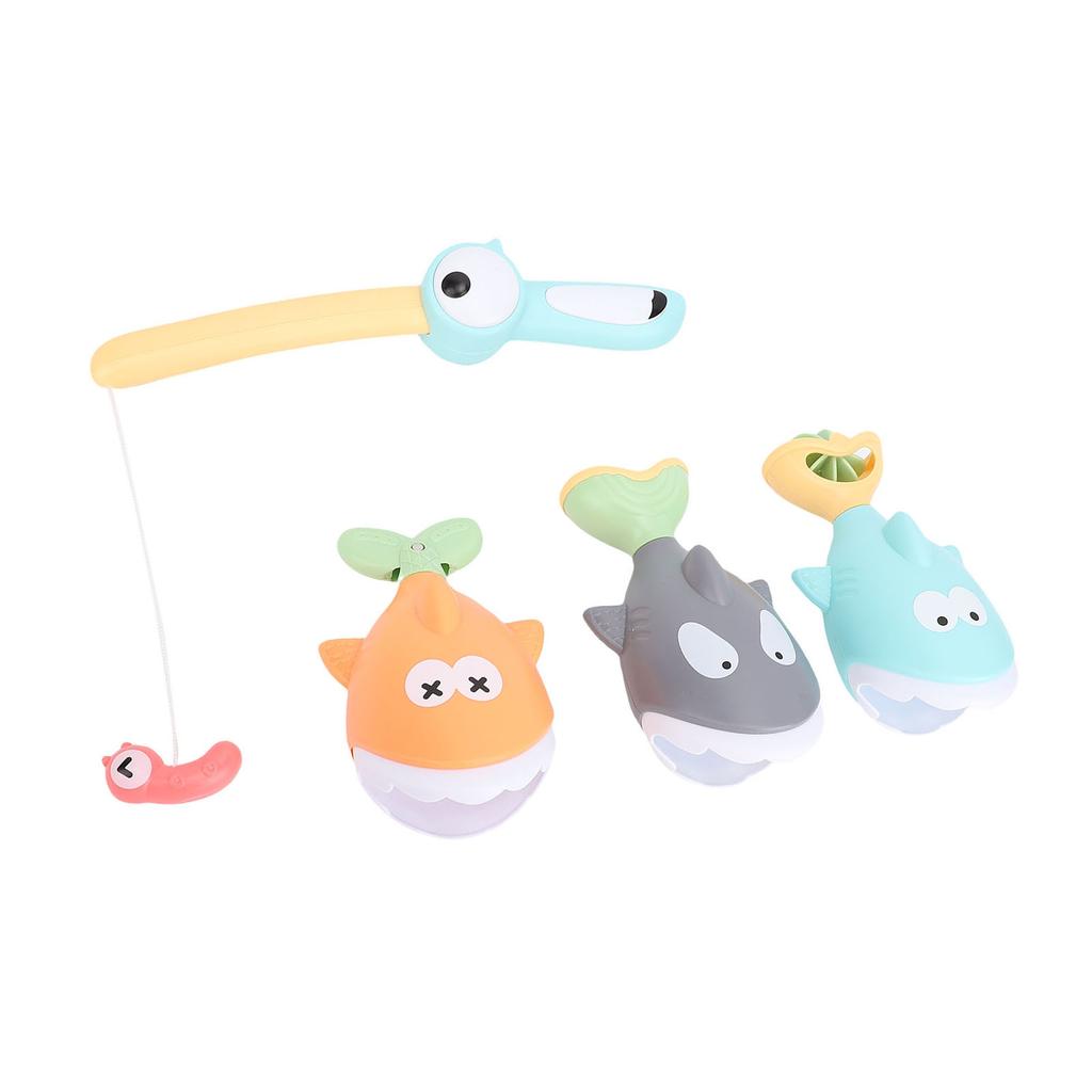 Bathtub Fishing Toy Set Sensory Development Interactive Baby Bath Toys Safe for Toddlers
