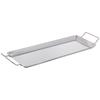 Extra Thick Stainless Steel Grill Plate Non Stick Baking Pan Roasting Tray Barbecue Griddle Flat Top Bowl Camping Accessories