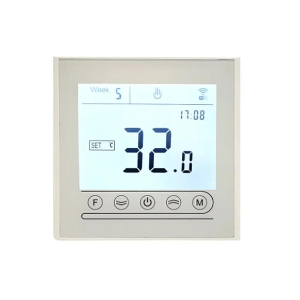 WiFi Thermostat Remote Access Thermostat 8.6cm*8.6cm Programmable Thermostat Flexible Temperature Control Memory Function