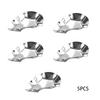 Stainless steel oyster saucer kitchenware tray kitchen pot shovel soup spoon tray seasoning butterfly soy sauce dish