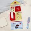 Cute Dormitory Storage Hanging Bag Oxford Cloth Cartoon Hanging Bag  Living Room