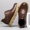 Genuine Leather Men Casual Shoes Elevator Shoes Height Increased Work Shoes For Man 8CM 6CM 3CM Optional Moccasins Taller Male