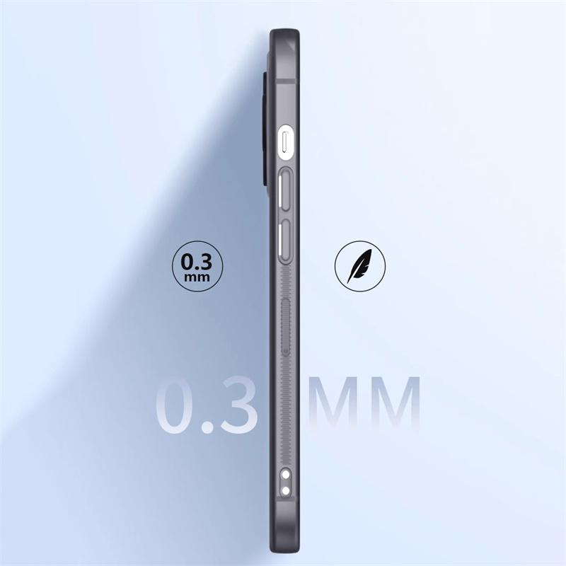 For Tecno Spark Slim Case Camera Protection Semi Transparent Soft Silicone Shockproof with Lens Protector Films for Tecno Spark Slim Back Cover