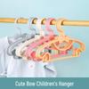 Changbaosen Kids Bow Clothes Hangers