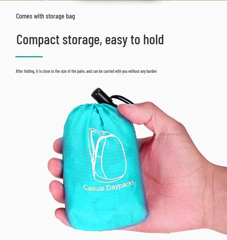 Ultralight Foldable Travel Backpack for Men & Women - Outdoor Sports Skin Bag