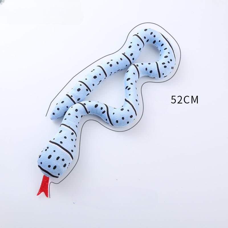 Catnip Toy Interactive Toy Plush Cat Toy Gluttonous Snake Bite-Resistant Molar Interactive Toy Gift For Cat Pet Accessories