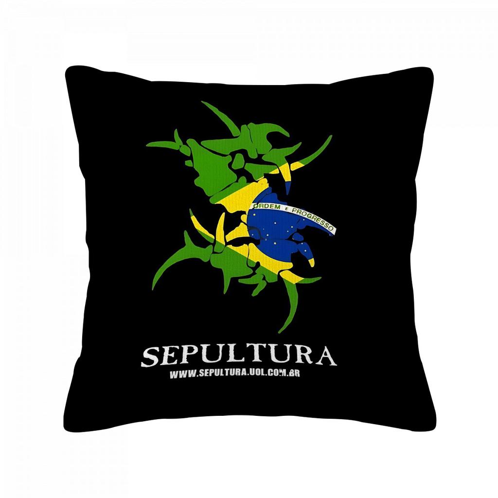 S-Sepulturas Heavy Rock Band Pillowcase Decorative Cushion Covers For Living Room Cushions Personalized Gifts Cover Pillow Anime