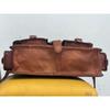 Men's Leather Messenger Satchel Briefcase Shoulder Biggest Laptop Bag
