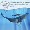 925 Silver Whale Adjustable Finger Cute Sea Animals Fish Open Ring Birthday Christmas Jewelry Gift for Women Teen Girls