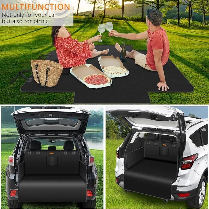 Waterproof Oxford Fabric Pet Trunk Mat SUVs Dogs Cats Universal Car Rear Cargo Liner