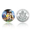 Japanese anime commemorative coin gift box set, cat gold and silver coins, fan collection