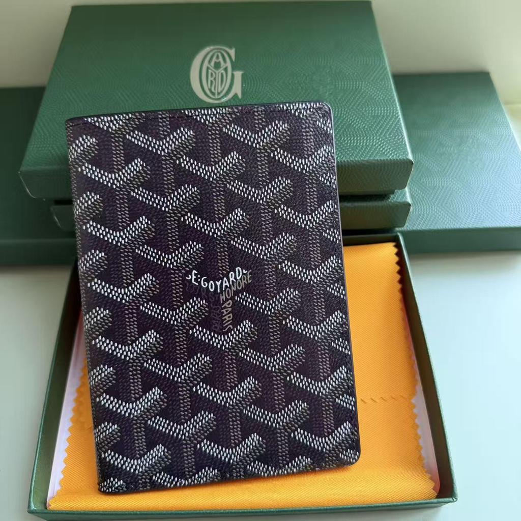 Goya Hundezahn Mode Reisepasshülle mit Kartenfächern und Schutzhülle