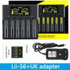 LiitoKala Lii-Series Lithium Battery Charger for 18650, 21700, 26650 (Models: S8, S6, S4, S2, S1)
