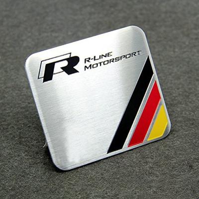 Car Styling Accessories Emblem Badge Decal Car Sticker R RLINE MOTORSPORT Racing Germany Deutschland for B5 B6 MK4