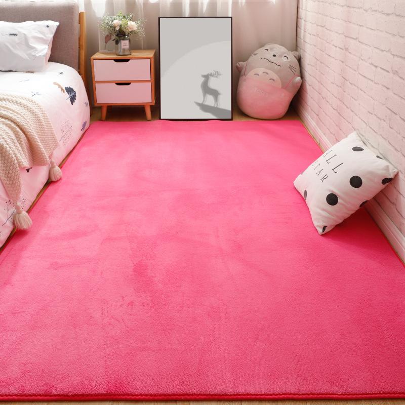 Thicken Carpet For Home Decor Short Plush Large Living Room Rugs Kids Bedroom Bedside Feet Rug Children's Crawl Mats Gray / Blue
