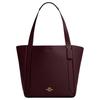Hadley Cow Leather Tote Bag, Shopping Bag, Handbag, Shoulder Bag Large Women's Plum Joy CV996-IMMER