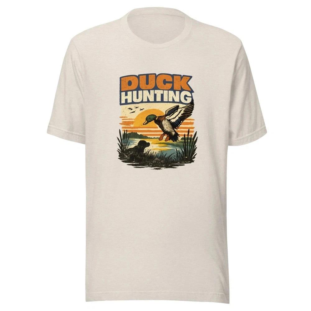 Duck Hunting Vintage Retro T- Shirt Mallard Outdoor Graphic Tee 3XL
